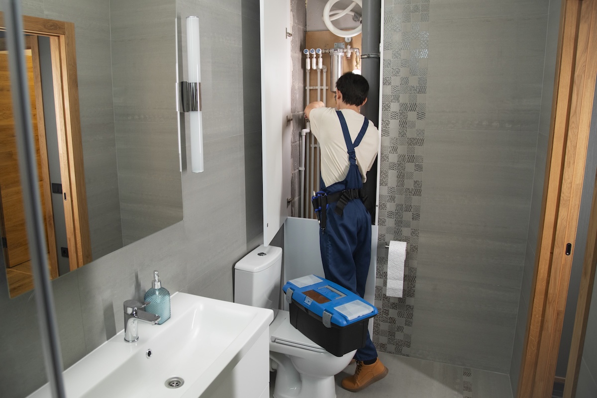 bathroom plumbing